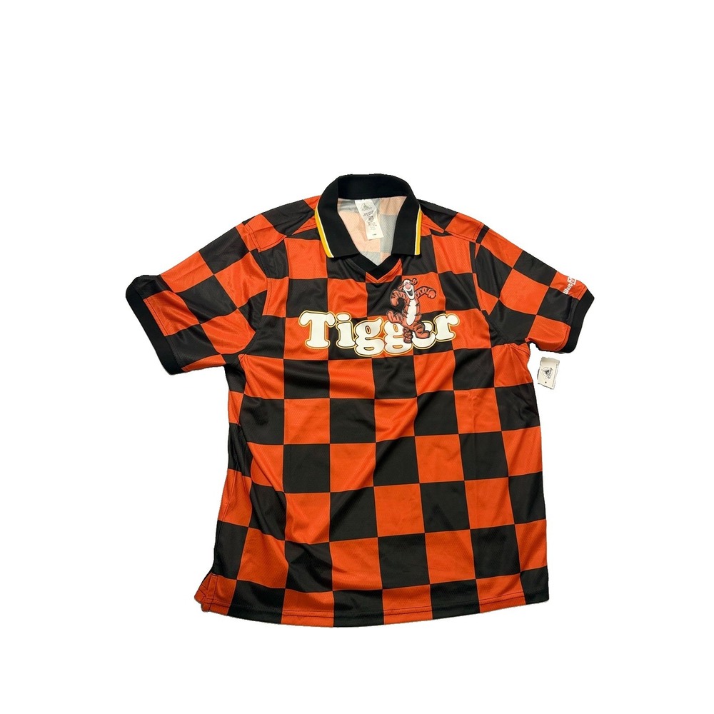 Walt Disney World Winnie the Pooh Tigger Soccer Jersey for Adults Large NWT